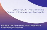 CHAPTER 3: The Marketing Research Process and Proposals ESSENTIALS OF MARKETING RESEARCH Hair/Wolfinbarger/Ortinau/Bush.