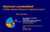 National LambdaRail A Fiber-based Research Infrastructure Vice-Provost for Scholarly Technology University of Southern California Chair of the CENIC Board.