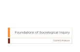 Foundations of Sociological Inquiry Content Analysis.