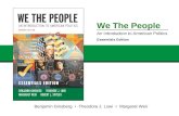 We The People An Introduction to American Politics Essentials Edition Benjamin Ginsberg  Theodore J. Lowi  Margaret Weir.