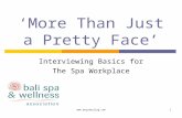 Www.marydarling.com1 ‘More Than Just a Pretty Face’ Interviewing Basics for The Spa Workplace.