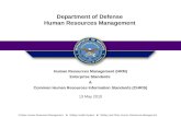 Civilian Human Resources Management  Military Health Systems  Military and Other Human Resources Management Department of Defense – Human Resources Management.