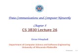 Introduction1-1 Data Communications and Computer Networks Chapter 5 CS 3830 Lecture 26 Omar Meqdadi Department of Computer Science and Software Engineering.