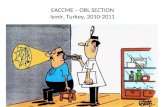 EACCME – ORL SECTION Ismir, Turkey, 2010-2011. Organiser Request> 3 months UEMS - EACCME N.A.A.Sections Evaluation< 3 weeks Evaluation UEMS - EACCME Certificate.