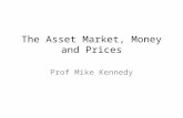 The Asset Market, Money and Prices Prof Mike Kennedy.