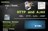 WWW, HTTP, AJAX, JSONP Nikolay Kostov Telerik Software Academy Senior Software Developer and Trainer .