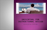 UNIVIRTUAL FOR INSTRUCTIONAL DESIGN Versione 00 del 29/07/2009.