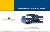 Cyberoam - Unified Threat Management Unified Threat Management Cyberoam © Copyright 2007 Elitecore Technologies Limited. All Rights Reserved. Cyber Warfare.