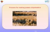 Process for making potato chips/wafers Next. Process for making potato chips/wafers Introduction Potato chips production by the organized sector has increased.