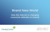 Brand New World How the internet is changing consumer attitudes to brands.
