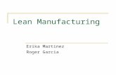 Lean Manufacturing Erika Martinez Roger Garcia. What is Lean Manufacturing? Work in every facet of the value stream by:  Eliminating waste  to reduce.