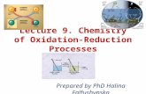 Lecture 9. Chemistry of Oxidation-Reduction Processes Prepared by PhD Halina Falfushynska.