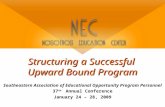 Structuring a Successful Upward Bound Program Southeastern Association of Educational Opportunity Program Personnel 37 th Annual Conference January 24.