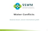 Water Conflicts 1 Stefanie Kaiser, seecon international gmbh.