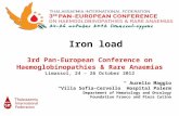 Iron load 3rd Pan-European Conference on Haemoglobinopathies & Rare Anaemias Limassol, 24 – 26 October 2012 Aurelio Maggio “Villa Sofia-Cervello” Hospital.