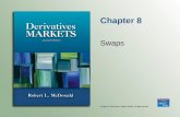 Chapter 8 Swaps. Chapter 8Copyright © 2006 Pearson Addison-Wesley. All rights reserved. 8-2 Introduction to Swaps A swap is a contract calling for an.