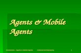 Agents & Mobile Agents Introduction – Agents & Mobile Agents ©Shonali Krishnaswamy1.