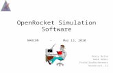 OpenRocket Simulation Software NARCON – Mar 13, 2010 Kerry Quinn NAR# 88941 FoxValleyRocketeers Woodstock, IL.