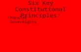 Six Key Constitutional Principles: Popular Sovereignty.