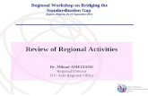 International Telecommunication Union Review of Regional Activities Dr. Miloud AMEZIANE Regional Director ITU Arab Regional Office Regional Workshop on.