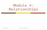 Lawrence ChungCS6359.0T1: Module 41 Module 4: Relationships.