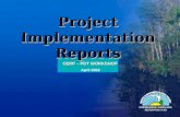 1 CERP – PDT WORKSHOP COMPREHENSIVE EVERGLADES RESTORATION PLAN April 2002 Project Implementation Reports.
