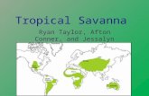Tropical Savanna Ryan Taylor, Afton Conner, and Jessalyn Stivers.