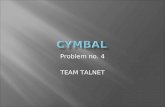 Problem no. 4 TEAM TALNET.  Discharging an electronic flash unit near a cymbal will produce a sound from the cymbal.  Explain the phenomenon and investigate.
