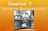 Chapter 7 Executive Branch-Purpose?. President of the United States  Qualifications:  35 years old  Native Born American Citizen (not defined)  Resident.