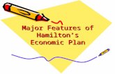 Major Features of Hamilton’s Economic Plan. The Tariff 1789 Designed to protect domestic manufacturing –Discouraged competition from abroad –Forced foreign.