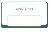 HTML & CSS. Objectives HTML Block | Inline elements Visual | Structural markup Project portfolio page.