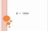 B + TREE. INTRODUCTION A B+ tree is a balanced tree in which every path from the root of the tree to a leaf is of the same length, and each non leaf node.