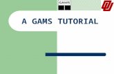 A GAMS TUTORIAL. WHAT IS GAMS ? General Algebraic Modeling System Modeling linear, nonlinear and mixed integer optimization problems Useful with large,