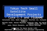 Tokyo Tech Small Satellite Development Projects - Cute-1.7 and TSUBAME - Katsutoshi Imai, Naoki Miyashita, Masafumi Iai, Kuniyuki Omagari, Masashi Asami,