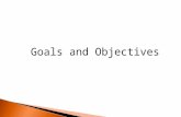 Goals and Objectives. The Program Hypothesis is Made up of Two Sets of Sub-hypotheses: A hypothesis of etiology (cause and effect relationships). Because.