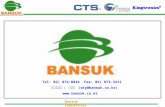 Tel: 02) 874-8844 Fax: 02) 873-3211 영업담당자 : 오세경 (sky@bansuk.co.kr) Bansuk industrial.