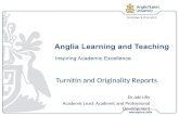 Turnitin and Originality Reports Dr Jaki Lilly Academic Lead: Academic and Professional Development.