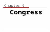 Chapter 9 Congress. Why Congress?  Founders feared tyrannical rulers and had experienced weakness of congress under Articles of Confederation  Bicameralism.