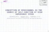 1 CONCEPTION OF MINICHANNEL AS THE SOURCE OF SELF-IGNITION AT HIGH SUPERSONIC SPEED Goldfeld М.А., Starov А.V., Timofeev К.Yu. Khristianovich Institute.
