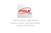Marion County High School Family, Career, and Community Leaders of America.