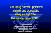 Monitoring Normal Operations and the Line Operations Safety Audit (LOSA): The Perspective of ICAO Captain Dan Maurino Captain Dan Maurino Flight Safety.