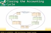 CENTURY 21 ACCOUNTING © 2009 South-Western, Cengage Learning Closing the Accounting Cycle.