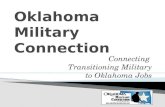 Connecting Transitioning Military to Oklahoma Jobs.