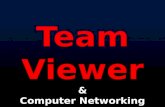 Team Viewer & Computer Networking Concept. Connection Exchange Data File Media Why Network ?