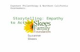 Suzanne Skees Exponent Philanthropy & Northern California Grantmakers: Storytelling: Empathy to Action