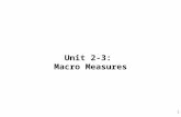 Unit 2-3: Macro Measures 1. What is Inflation? Inflation is rising general level of prices and it reduces the “purchasing power” of money Examples: It.