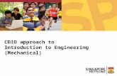 CDIO approach to Introduction to Engineering (Mechanical)
