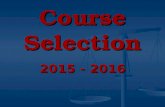 Course Selection 2015 - 2016 O’Hara Graduation Requirements 4 credits - Theology; English; Social Studies (Class of 2017) 4 credits - Theology; English;