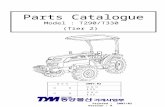 Parts Catalogue Model : T290/T330 (Tier 2) Printed : 2007/02 Version : A Part number of this book: 1350 912 003 0 제 작 일제 작 일 2007.02 작 성 박 정 현 ( 인 ) 검.