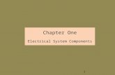 Chapter One Electrical System Components 1. Electrical Components Electrical components can be divided into 7 categories based on function. 1Source 2Transmission.
